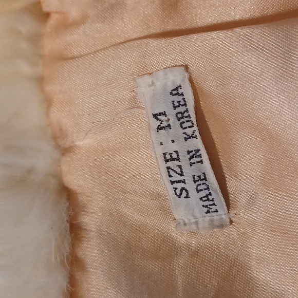 Vintage Rabbit Fur Coat Made in Korea – Size M - Picture 12 of 12